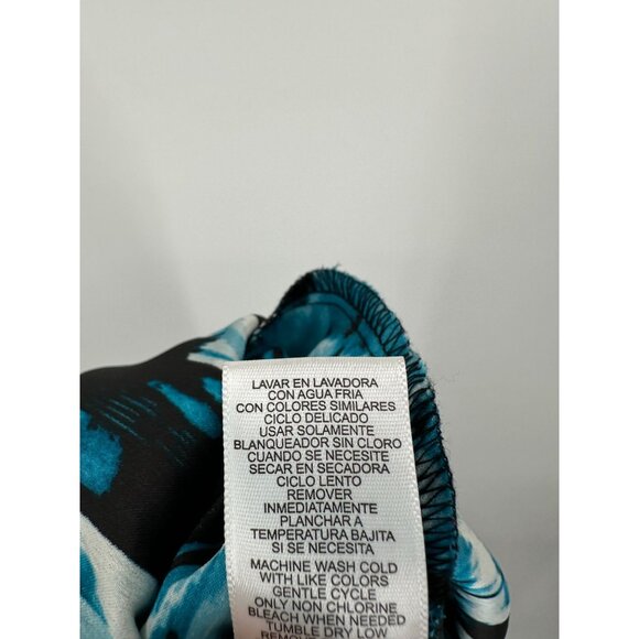 Derek Lam For Design Nation Dress XL Blue & Black Sleeveless Mini Bubble Hem - Picture 7 of 7